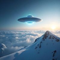 UFO over Antarctica