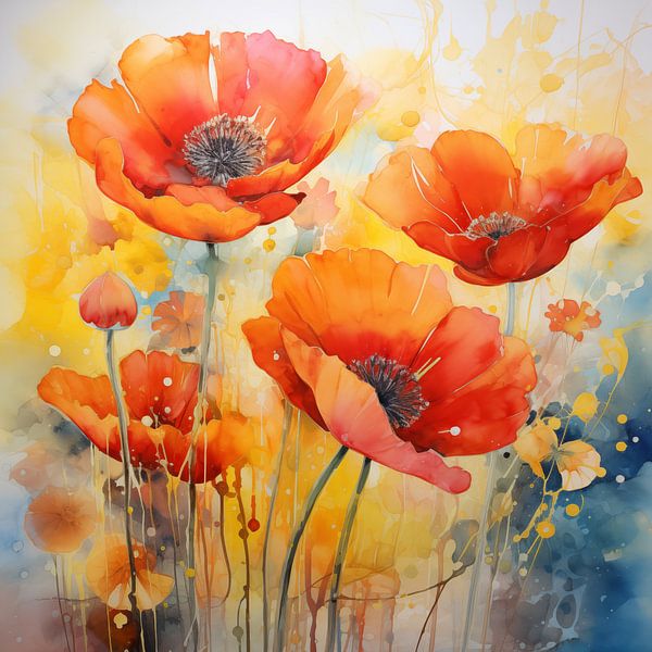 Mohnblumen von Bert Nijholt