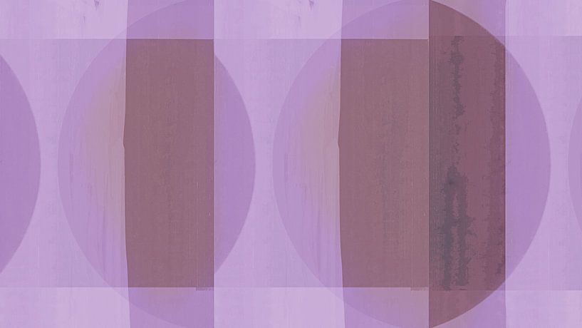 Abstrakte Pastell Formen von FRESH Fine Art