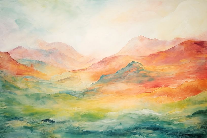 Colourful mountains by Imagine