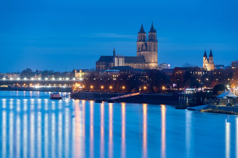 Magdebourg à l'heure bleue par Stephan Schulz