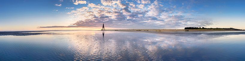 Lever de soleil en mer du Nord près de Cuxhaven par Voss photographie