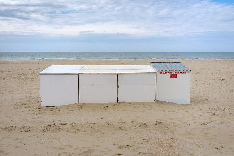 Beach cabins by Johan Vanbockryck