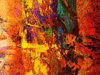 Art numérique moderne et abstrait - Tout ce qui est parfait tombe à l'eau