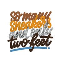 Tant de baskets et seulement deux pieds - Couleur Atmos Safari