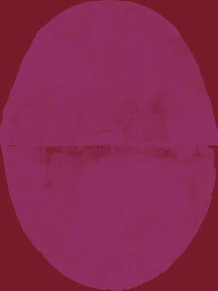Fuchsia en merlot. Kleurrijke abstracte kunst. van Dina Dankers
