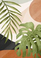 Abstrakte Kunst Tropical Leaves 21
