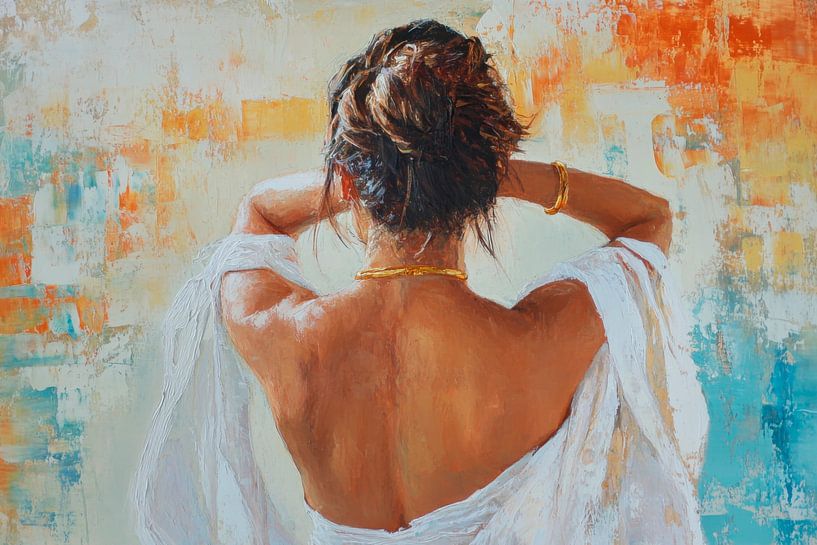 Vue arrière de la beauté par Poster Art Shop