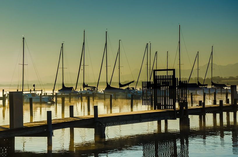 Morning light at Lake Chiemsee III by artpictures.de