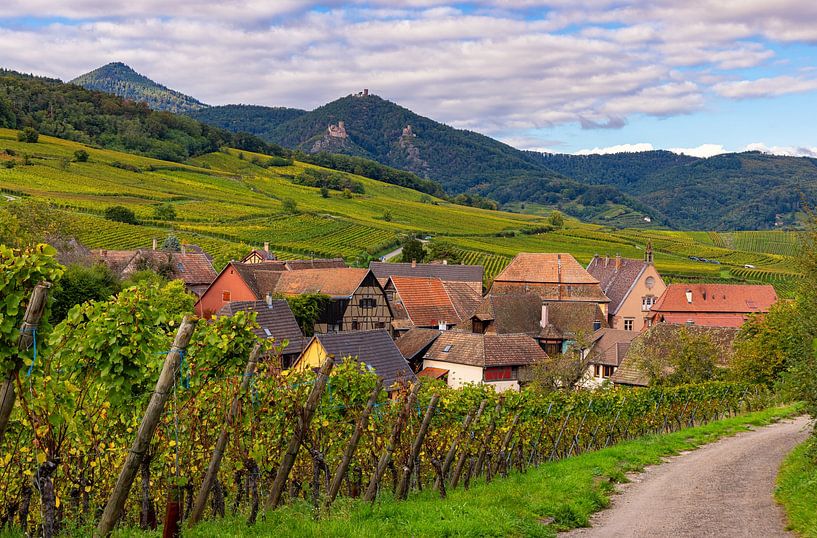 Le village de Hunawihr en Alsace, France par Adelheid Smitt