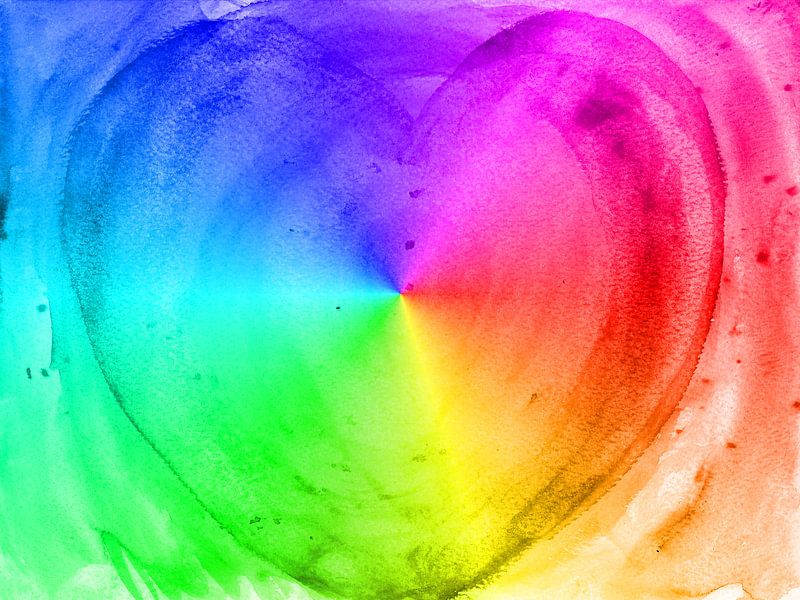 Regenbogen Aus Acryl Tinte In Wasser Explosion Der Farben