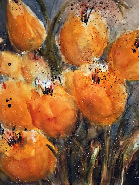 Yellow Tulips by Christine Nöhmeier