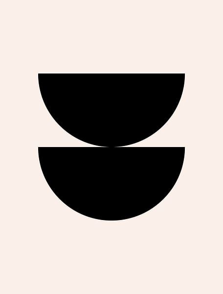 Kreise. Retro 1920er Jahre Vintage geometrische Form Nr. 6 von Dina Dankers