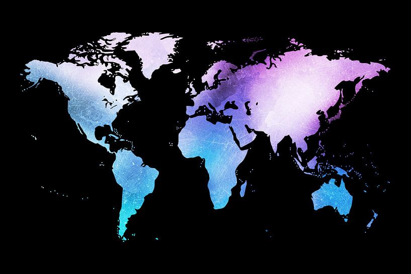 Weltkarte von Poster Art Shop