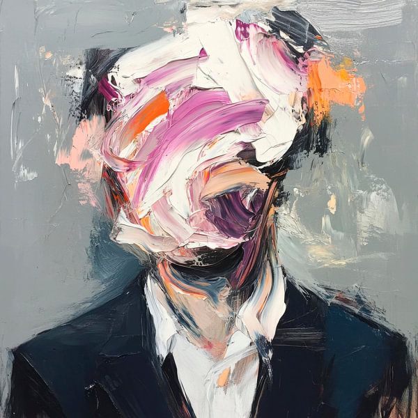 Gesichtslos: Ein Spiel der Farben von Poster Art Shop