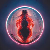 Neonfragment des Nervennetzes