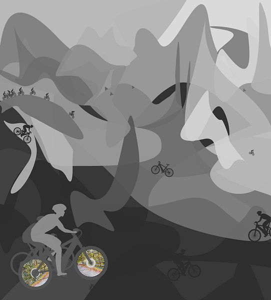 Bicycles all over by JipvanZeist