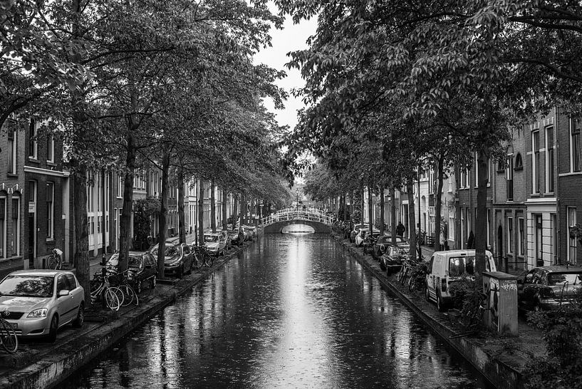 Canal in Delft par Alex van Doorn