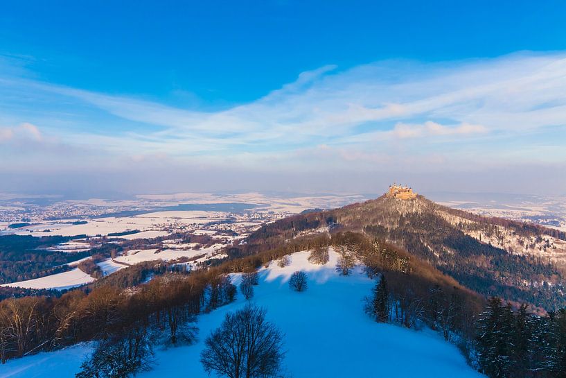 Château de Hohenzollern sur le Jura souabe par Werner Dieterich