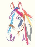 Horse Color Me Beautiful in Ecru