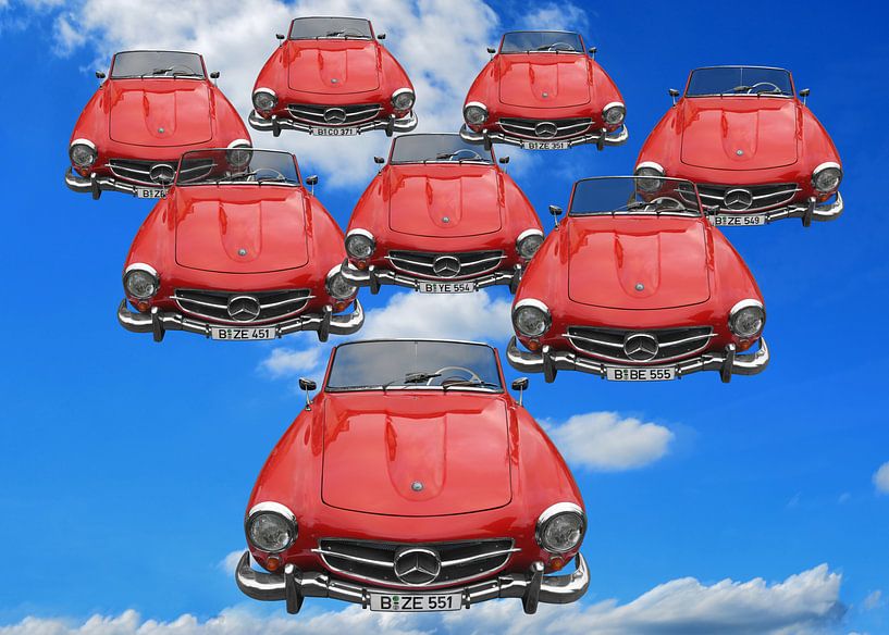 Mercedes-Benz 190 SL en vol par aRi F. Huber