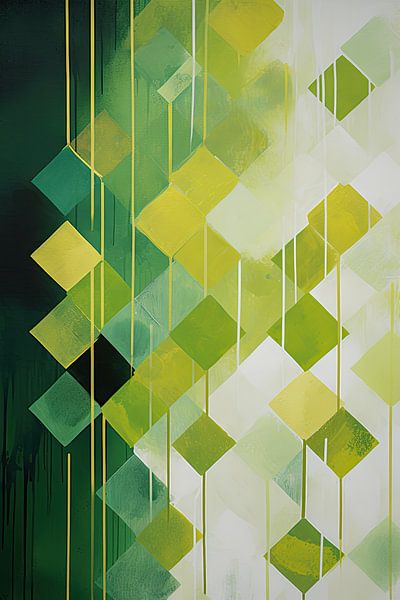 Abstract green by Bert Nijholt