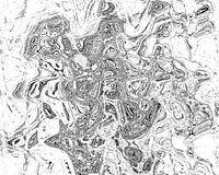 black and white abstract digital art 4