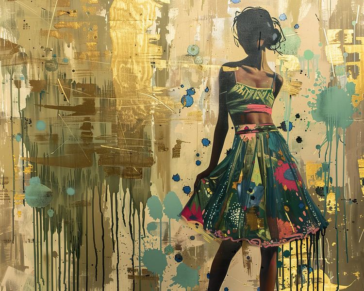 Gold 10.7171 by Eye catching paintings