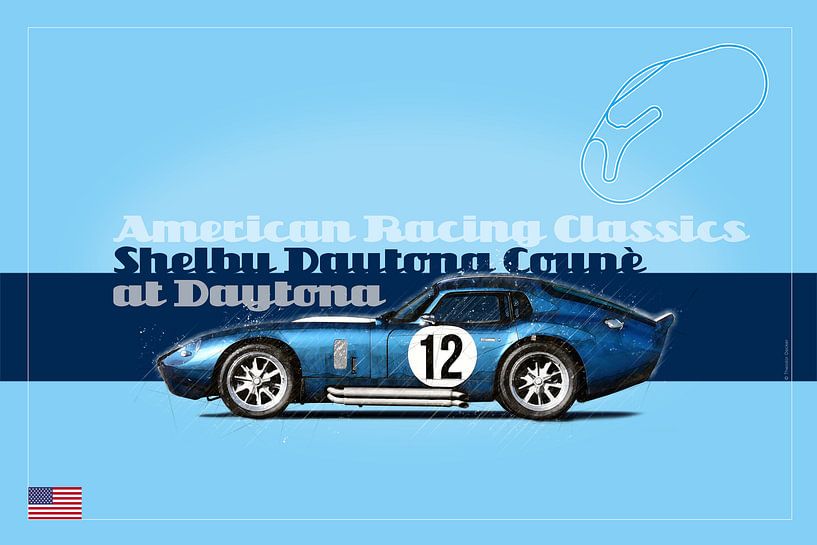 Coupe Shelby à Daytona, États-Unis par Theodor Decker