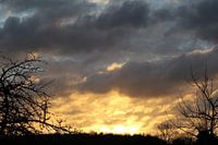 Storm air at sunrise