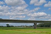 View of Cortenoeverse bridge on Zutphen
