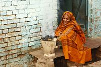 Pure schoonheid in de straten van india