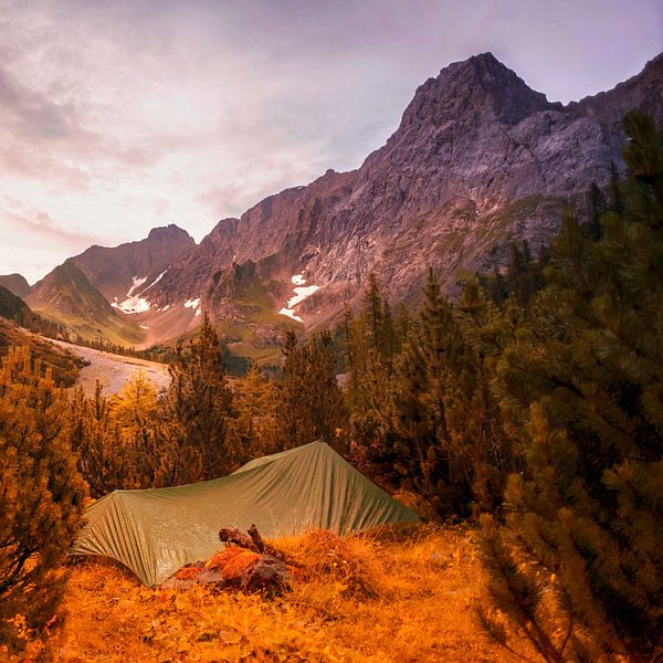 Im Schutz der Berge II von Mad Dog Art