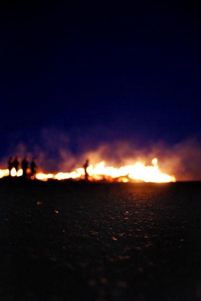 Am Feuer stehend | Meierblis auf Texel von RB-Photography