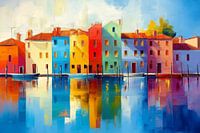 Colourful houses of Burano