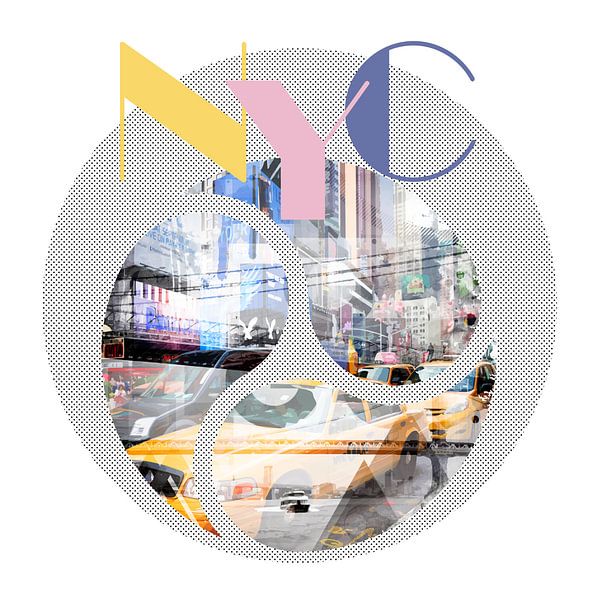 TRENDY DESIGN New York City | Geometric Mix No 1 von Melanie Viola