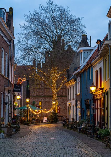 Evening photo historical city Doesburg by Jeroen Kleiberg