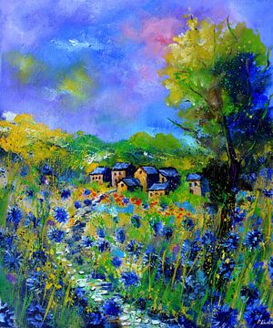 Amid cornflowers by pol ledent