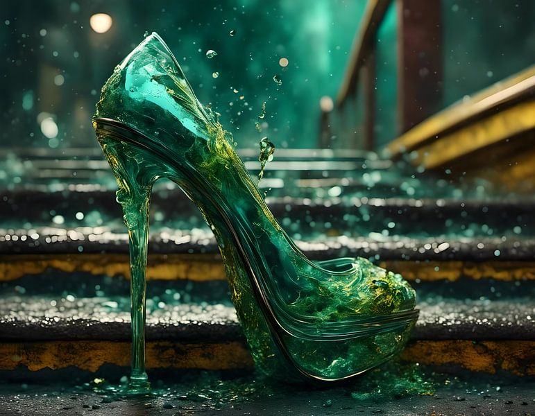 Rêve en verre sous la pluie par Babetts Bildergalerie