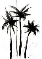 Ink Palm Trees