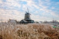 De windmolen De Rat bij IJlst in Friesland. Wout Kok One2expose Photography