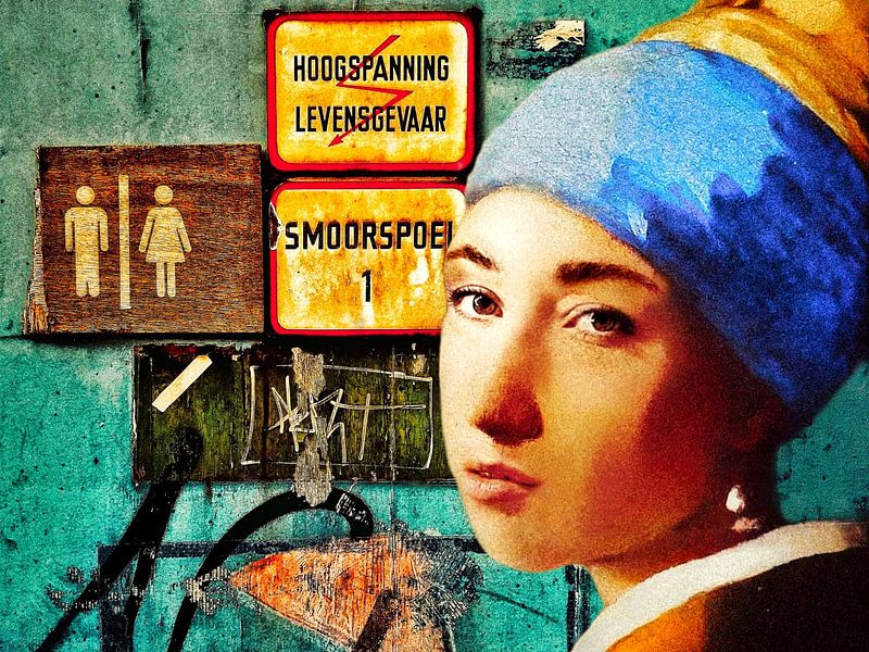 Das Mädchen mit dem Perlenohrring (à la Van Gogh) von Ruben van Gogh - smartphoneart