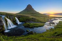 Kirkjufell au lever du soleil