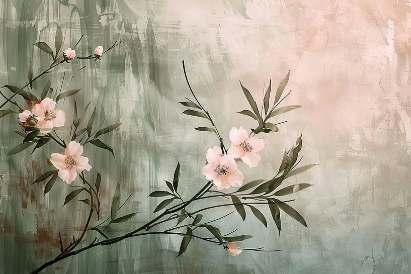 Blumen Japanisch von Poster Art Shop