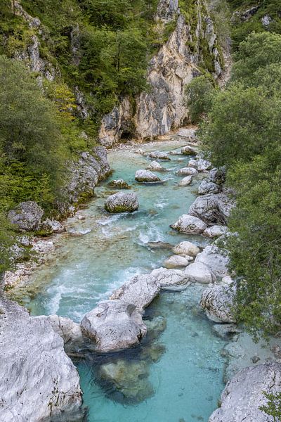 Soca-Schlucht Bovec Slowenien von Sander Groenendijk