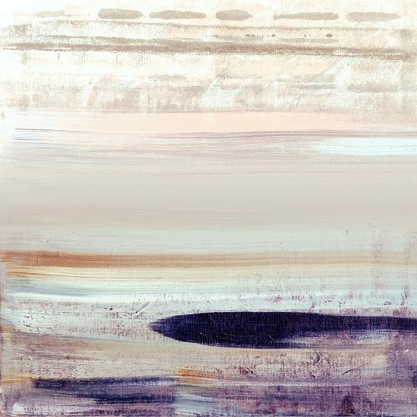 Lebenslust in Beige von Mad Dog Art