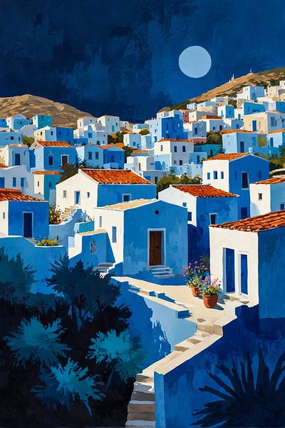 Village grec par Jan Bouma