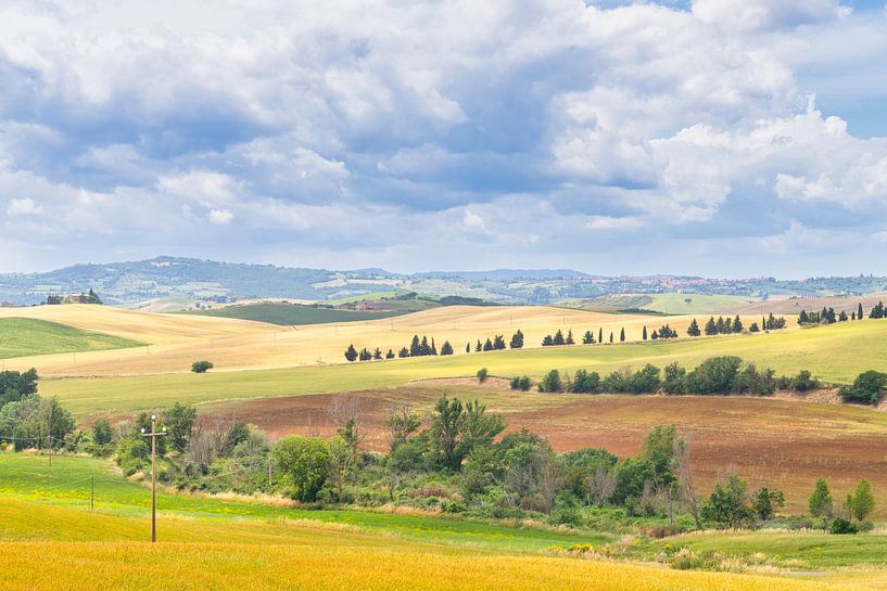 Paysage d'Italie Toscane méridionale par eric van der eijkj