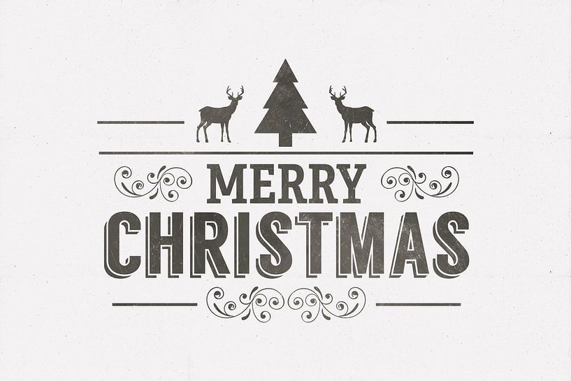 Industrial Christmas - Industrial Christmas Print by MDRN HOME