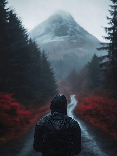 Einsam in der magischen Landschaft von haroulita